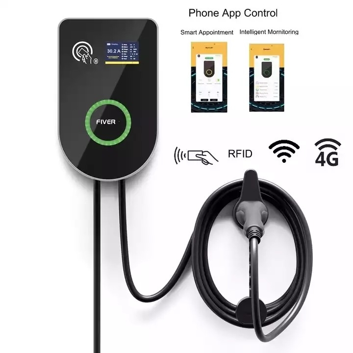 Ladestation des Niveau-32A allgemeine Handels-EV 2 mit OCPP 1,6 Wifi 4G