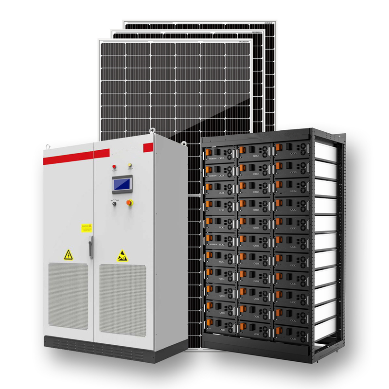 Sonnenkollektor-Kit Systems 30KW des Sonnensystem-30kW 150kW 300kW hybrides komplettes Sonnensystem