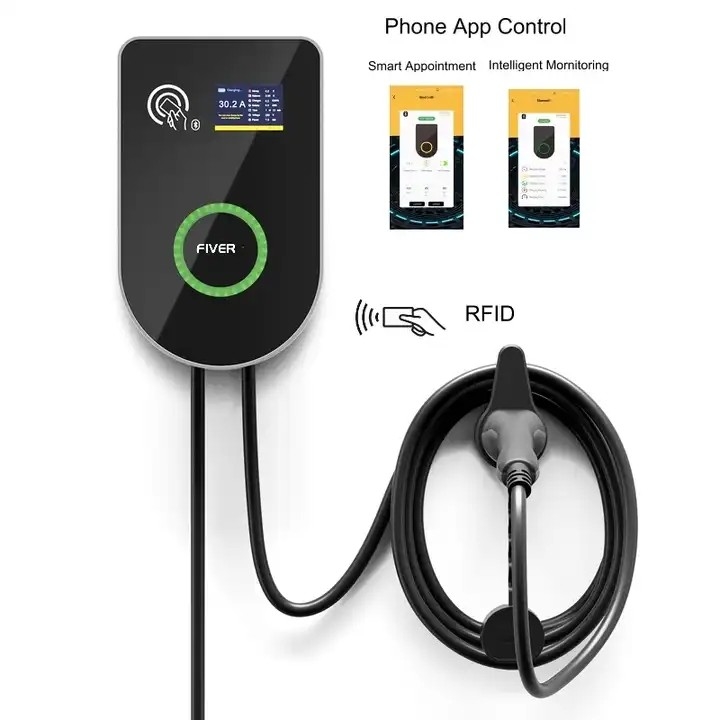 32A EV-Ladestation OCPP 1.6 Smart Wallbox 22KW mit Wifi 4G-Kommunikation