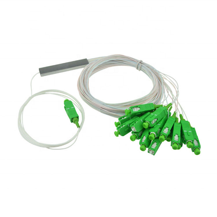 Faser PSM 1X16 Optik-optisches Stahlrohr Mini Type PLC-Teiler-0.9mm