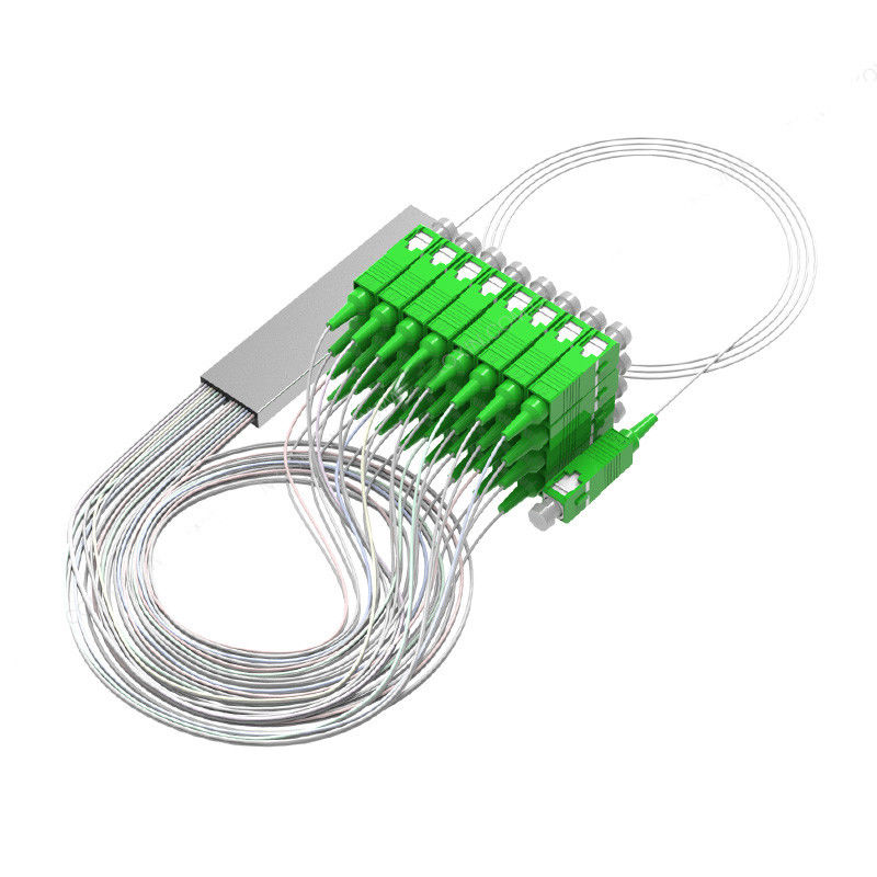 Faser PSM 1X16 Optik-optisches Stahlrohr Mini Type PLC-Teiler-0.9mm