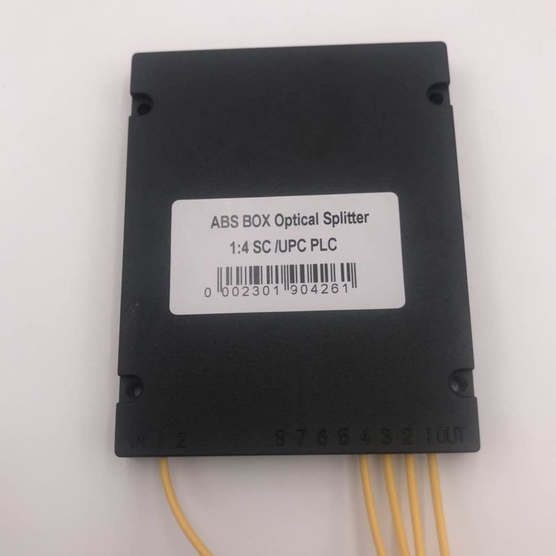 Faser EPON GPON Optik-Tiefeinfügungsdämpfung PLC-Teiler-1 * 4 mit Verbindungsstück