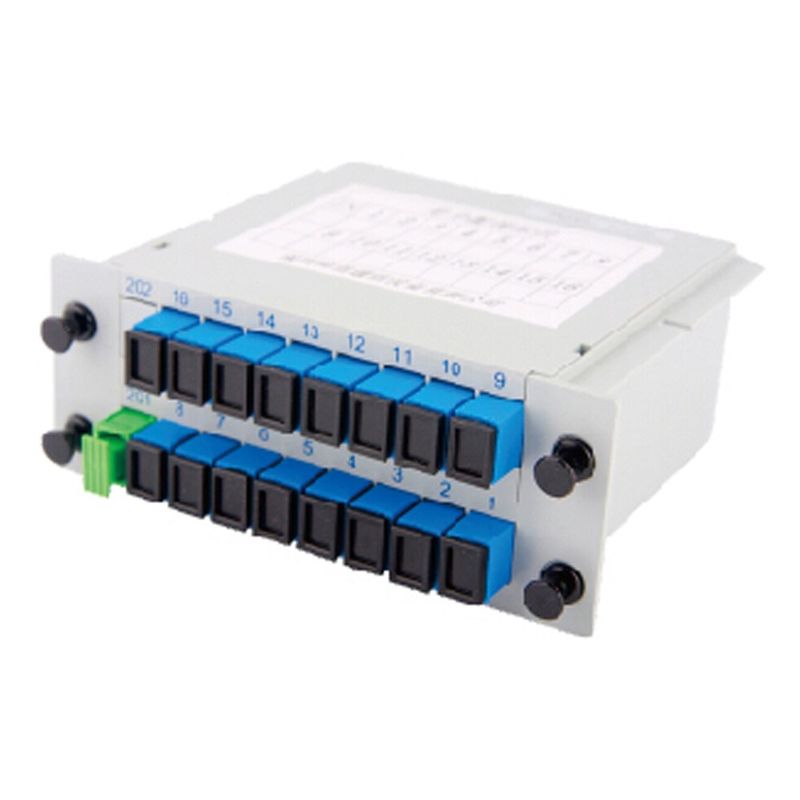 SC-/APCfaser fertigte Optik-PLC-Teiler 1x16 LÄRM 1X16-PLC Monomode--Länge besonders an
