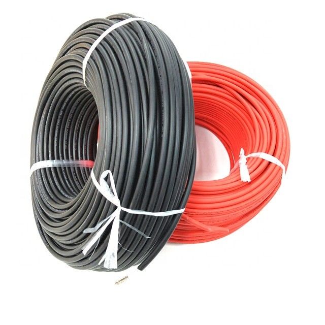 100m einkernige Solarisolierung kabel-6mm2 10AWG XLPE mehradrig