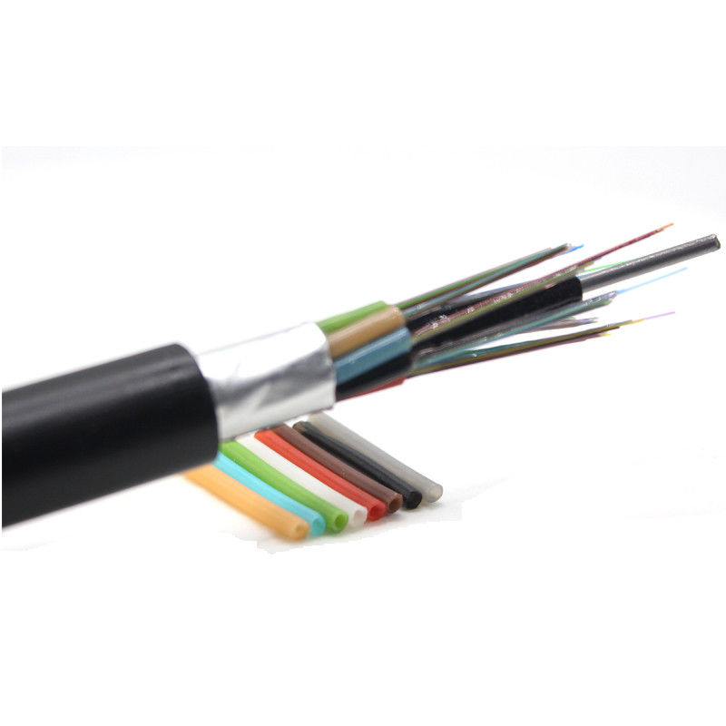 Kern-Monomode--gepanzerter Lichtwellenleiter GYTA 12 mit PET Jacke