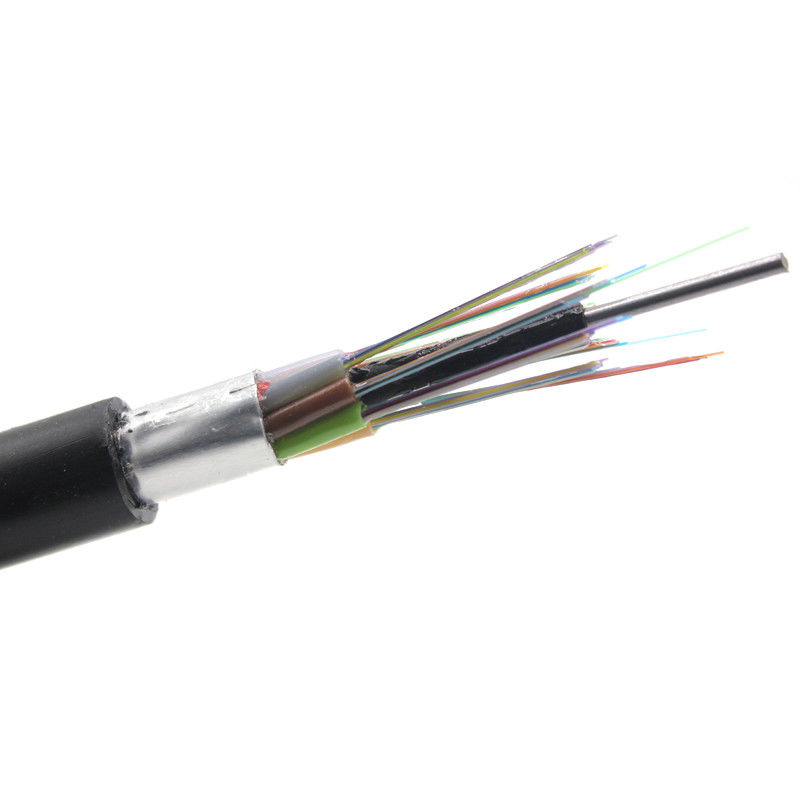 Kern-Monomode--gepanzerter Lichtwellenleiter GYTA 12 mit PET Jacke