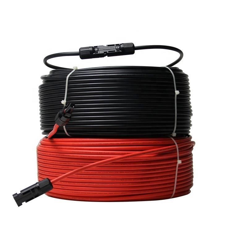 Doppelkern PV-Solarkabel 4mm2 feuerbeständig für Photovotaic-Kraftwerk
