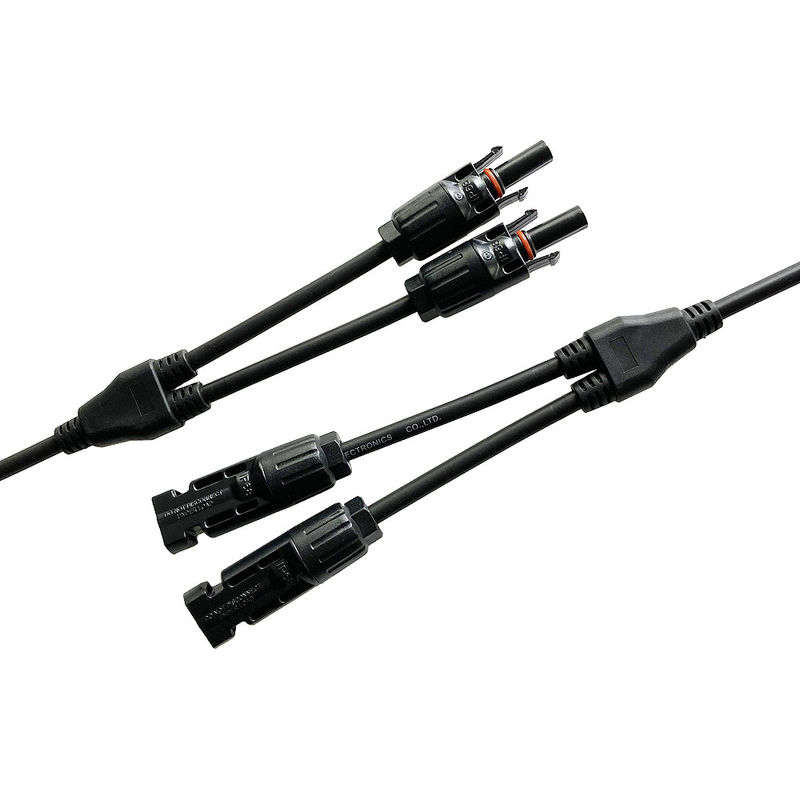 4 in 1 Draht-Verbindungsstück 1pin MC4Y Solar-PV elektrischem Verbindungsstück-30A