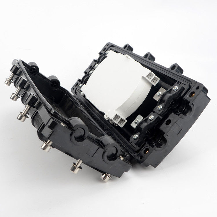 3 in 3 aus inline 48 Kern-Faser-Spleiß Tray Enclosure, horizontaler Faser-gemeinsamer Optikkasten 1.5kg