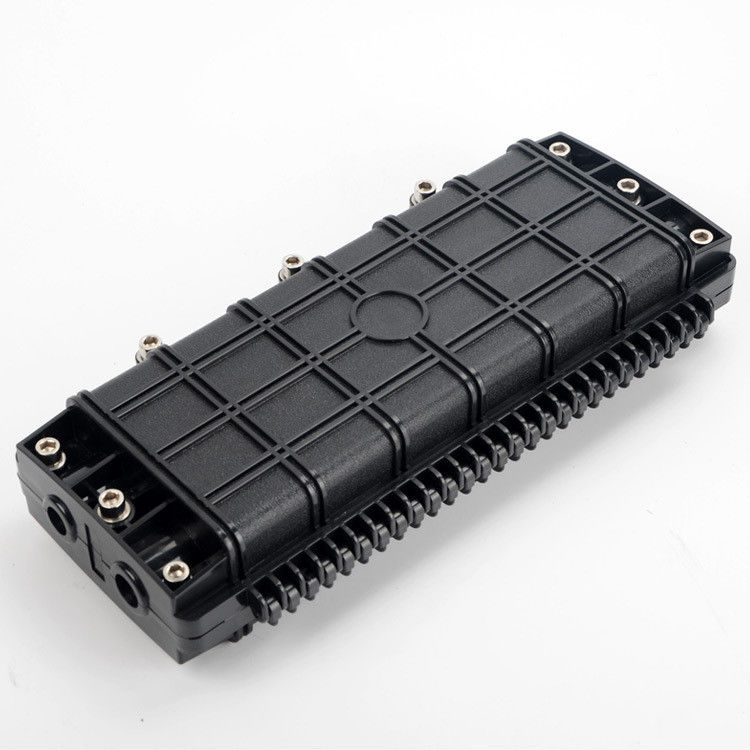 3 in 3 aus inline 48 Kern-Faser-Spleiß Tray Enclosure, horizontaler Faser-gemeinsamer Optikkasten 1.5kg