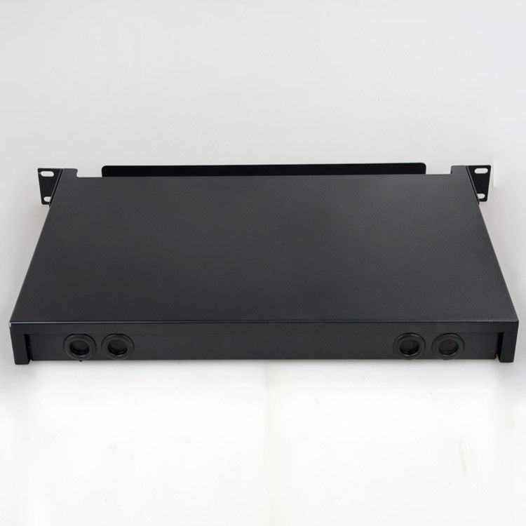 Hafen der FTTH-Faser-Optikschalttafel-ODF 48 19 Zoll-Laufschiene-Gestell-Berg-Fach