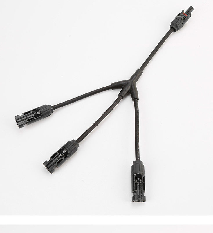 Des Adapter-IP68 Art 3 Weisen-Sonnenkollektor-Drahtseil Kabel-des Verbindungsstück-2 der Niederlassungs-MC4 Y
