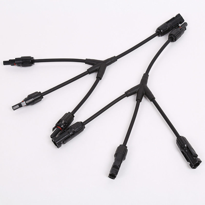 Des Adapter-IP68 Art 3 Weisen-Sonnenkollektor-Drahtseil Kabel-des Verbindungsstück-2 der Niederlassungs-MC4 Y