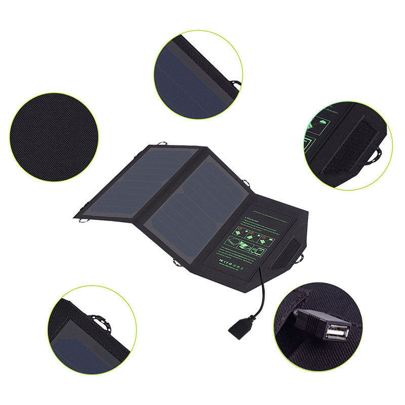 Faltendes Solar-PV-Platten-Handy-Ladegerät im Freien tragbares 5V 10W 300g
