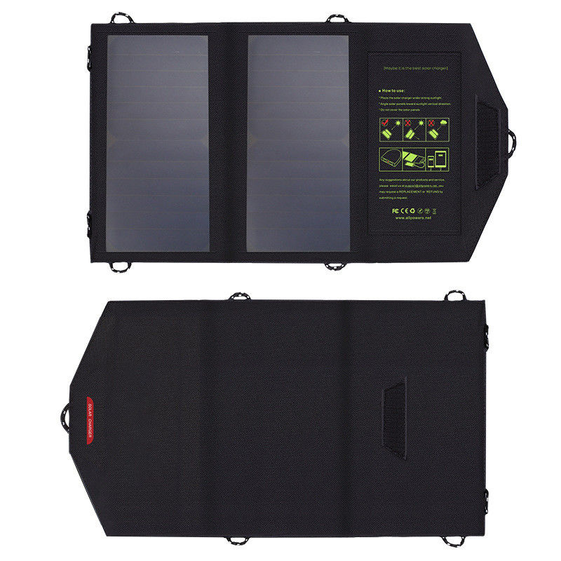 Faltendes Solar-PV-Platten-Handy-Ladegerät im Freien tragbares 5V 10W 300g