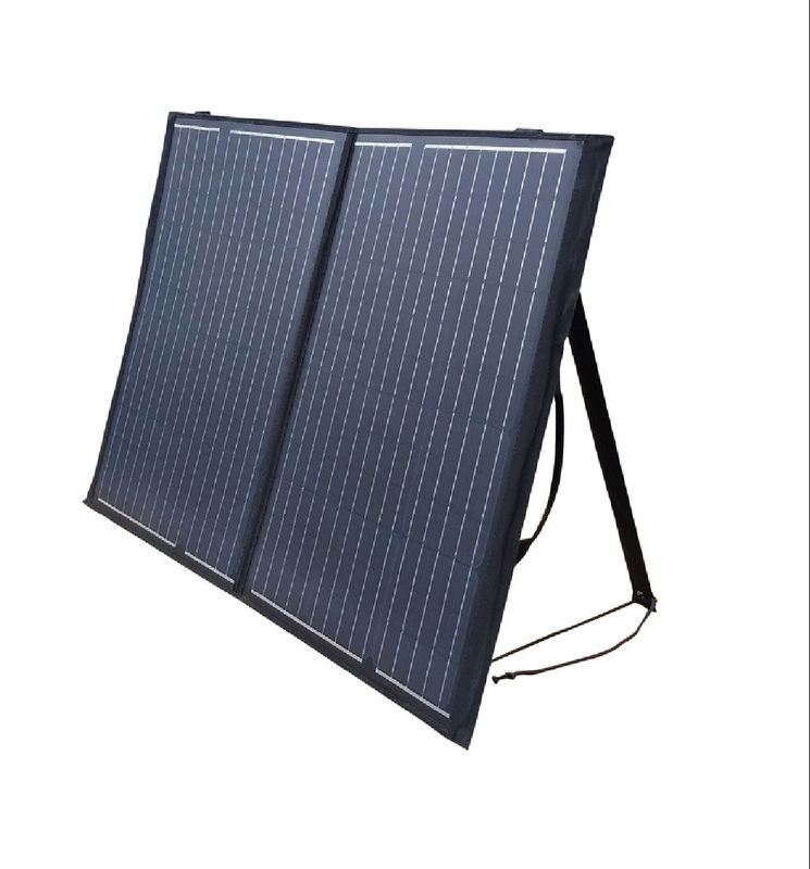 Doppel-100w 5V 2.1A USB tragbare Falte 2 des wasserdichten Solar- PV-Platten-Ladegerät-