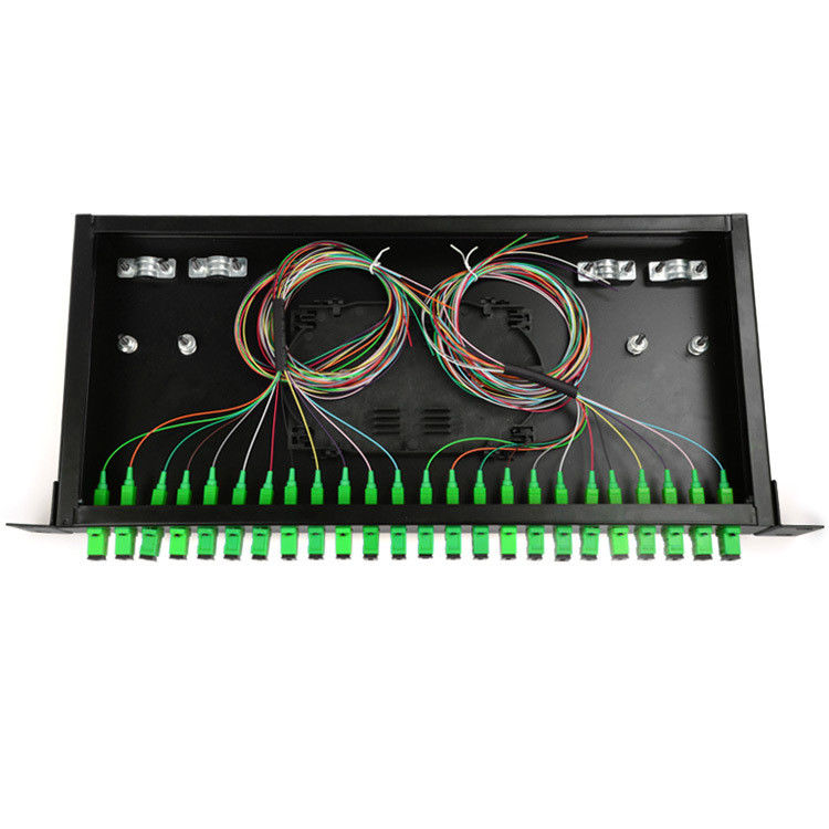 ROHS 24 Portgestell-Berg-Netz-Verteiler der faser-Optikschalttafel-/19 Zoll