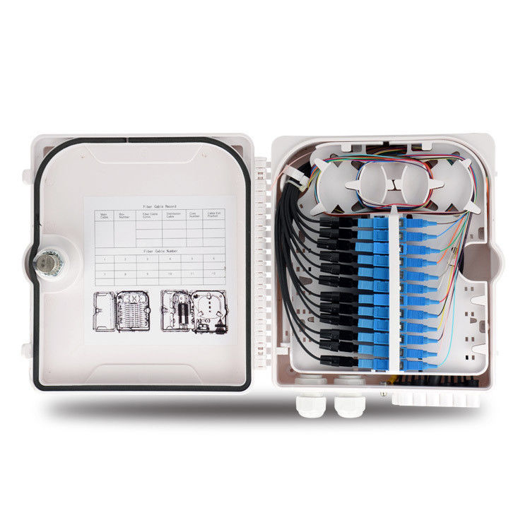 Wand-Montage-Verteilerkasten aus optischen Fasern 4core 12core 24core 48core 1.8KG