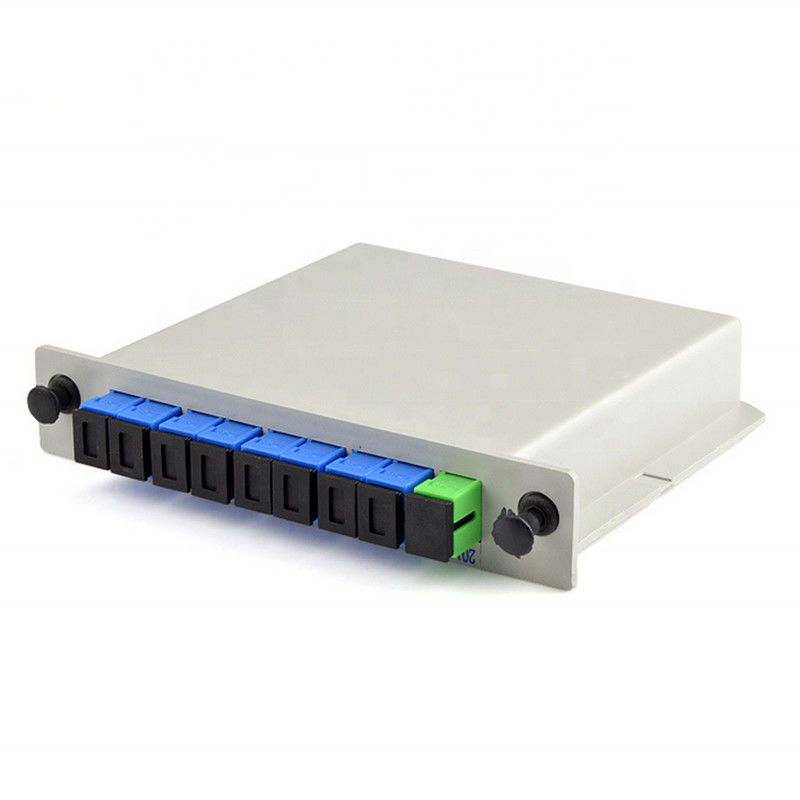 LÄRM 1X8-PLC SC/UPC Faser Optik-Art 1260nm-1650nm Wellenlänge PLC-Teiler-1*8