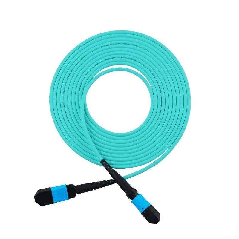 12 Faser-Optikverbindungskabel-Zopf der Faser-verkabeln weiblicher MPO 0.9mm 2.0mm 3.0mm