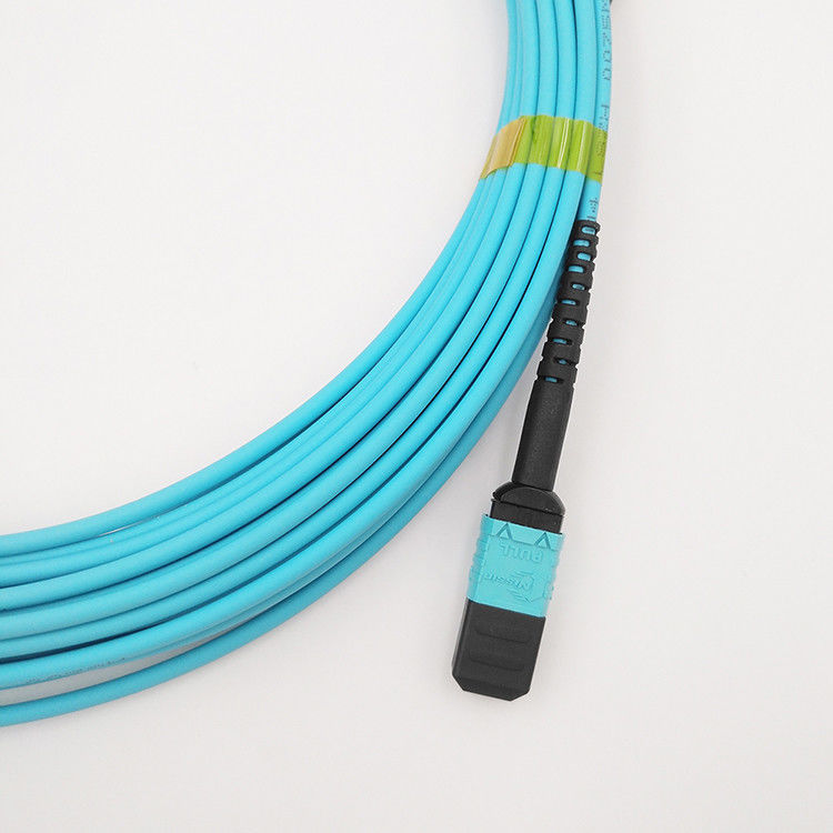 Hochiry MPO/Faser-Art Verbindungskabel des MTP-Stamm-Kabel-12 B Faser-OM4 in mehreren Betriebsarten