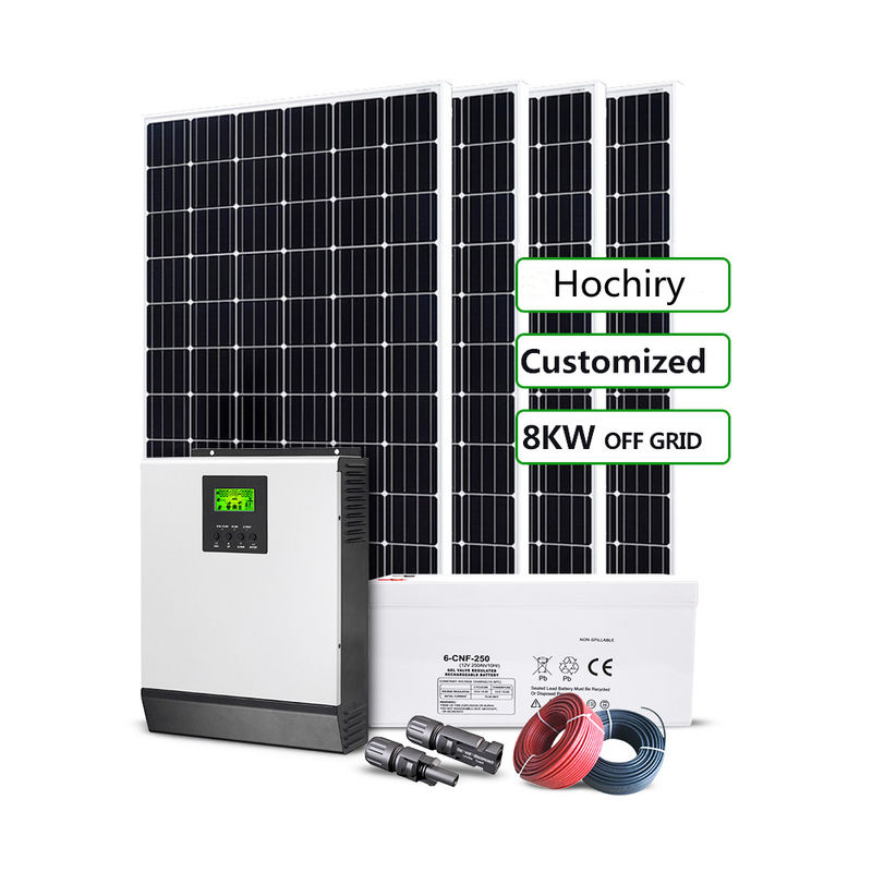 Weg von Solarenergie-System-Energie-Speicher des Gitter-10kW Solar-PV-Platte mit ausgeglichenem Glas