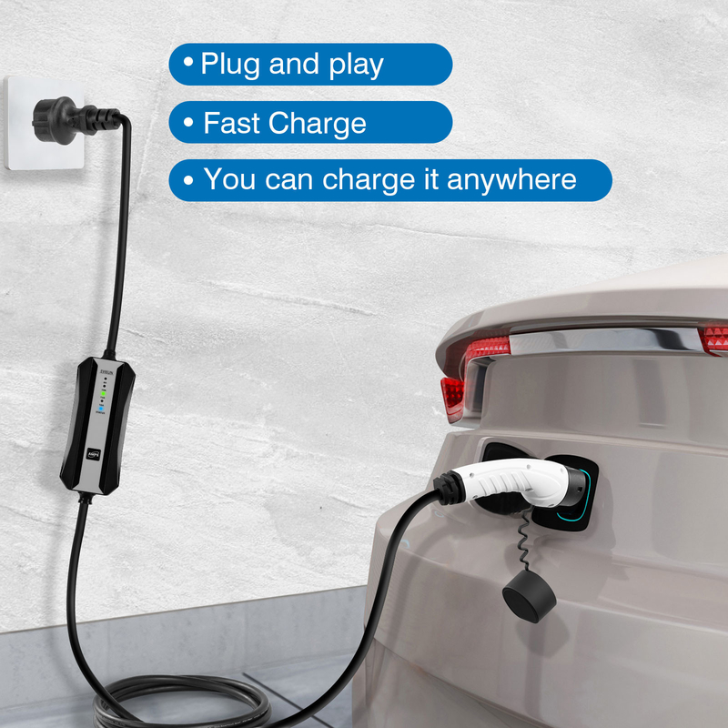 16A Art - 2 tragbare schnelles Ladegerät des Elektroauto-Ladegerät-CCS kombinierte 2