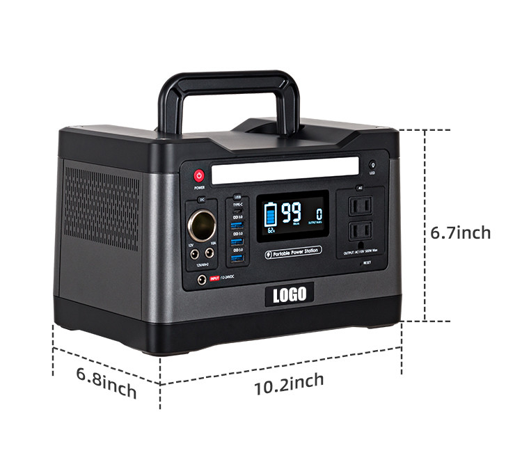 System-tragbarer Solargenerator-reine Sinus-Welle der Solarenergie-USB2.0 für Van Camping im Freien