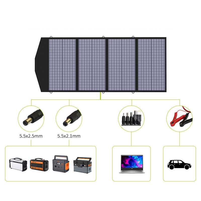 Der Solarenergie-18VDC Falten System-tragbare faltbare des Sonnenkollektor-4 mit Batterie der Solarenergie-200W