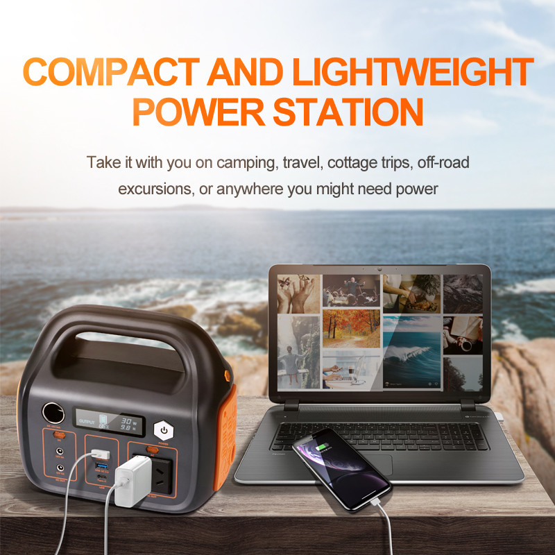 tragbarer Solargenerator 500Wh im Freien mit beweglichem Lithium-Batterie 110V Wechselstrom-Ausgang