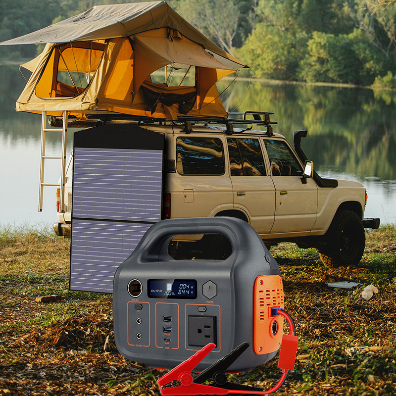 System-tragbarer Solarenergie-Bank-Generator der Solarenergie-500W mit wieder aufladbarer Lithium-Batterie