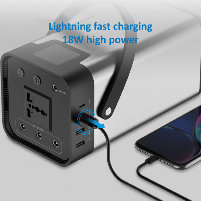 des Lithium-54000mah tragbarer Handelssolargenerator des Kraftwerk-200W 220V 1