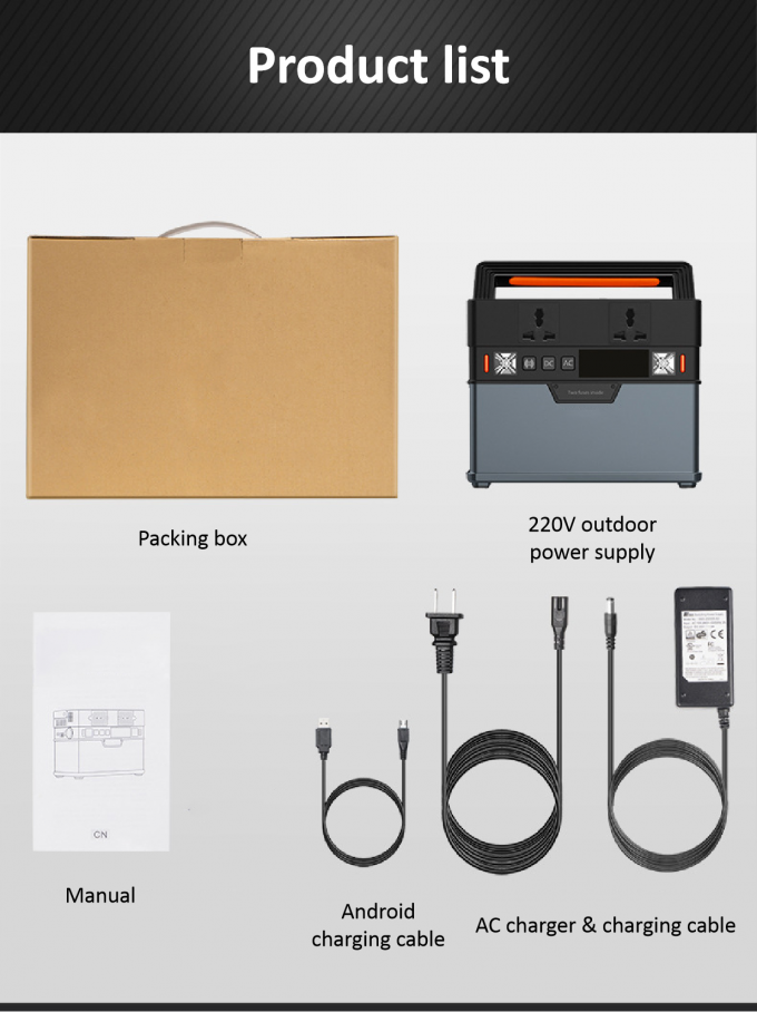 tragbares Kraftwerk der Batterie-185200mAh 5